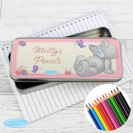 Personalised Me to You Bear Pencil Tin with Pencils Extra Image 1